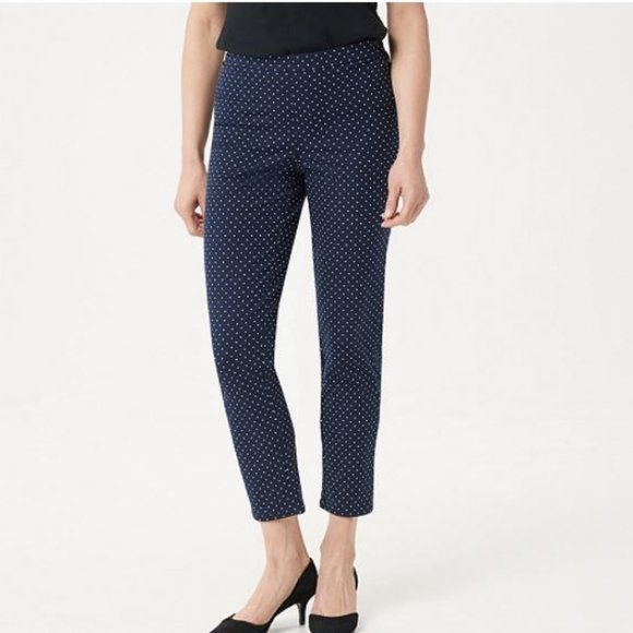 Isaac Mizrahi Pants - Isaac Mizrahi 24/7 Stretch Printed Ankle Pants